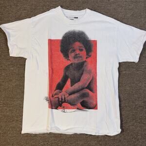 Notorious BIG Ready To Die Tour Shirt Medium Modern 20.5x28